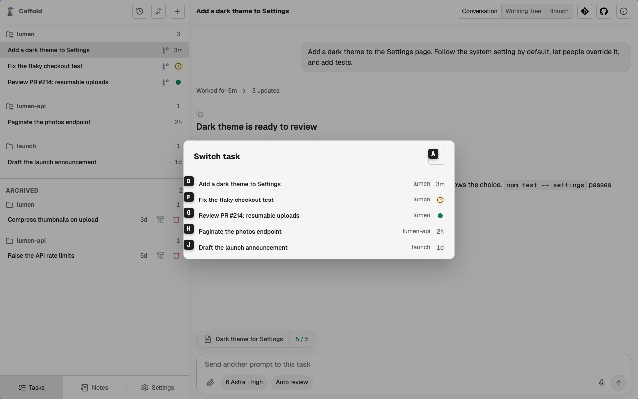 The Task Switcher